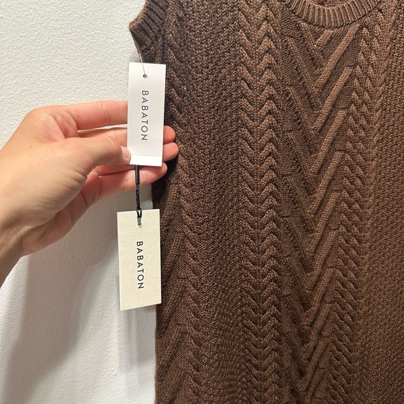 Aritzia a baton brown sweater dress - never been worn, new with tags - Picture 2 of 3